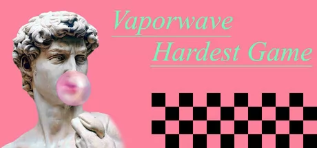 Vaporwave Hardest Game logo