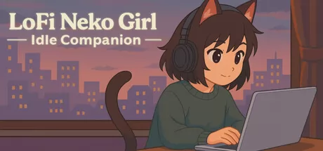 Lofi Neko Girl: Idle Companion logo