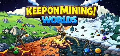 Keep on Mining! - Worlds logo