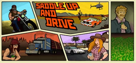 Saddle Up and Drive logo