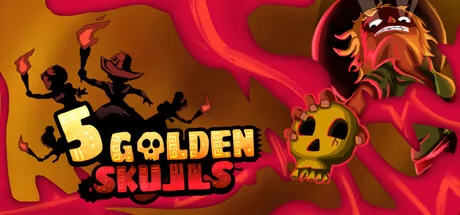 5 Golden Skulls logo