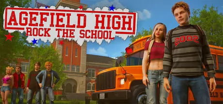 Agefield High: Rock the School logo